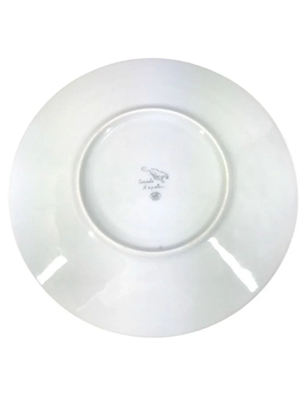 Hermes Plate Equator Sketch 27 Bird Pottery White